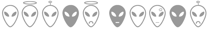 Alien faces St